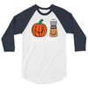 pumpkin spice 3/4 Sleeve Shirt