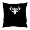 headbanger  funny Throw Pillow