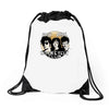 black rebel Drawstring Bags