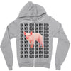 oh my god pig Zipper Hoodie
