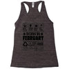 Born In February Racerback Tank