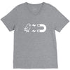chicken and magnet V-Neck Tee