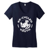 recycle Women's V-Neck T-Shirt