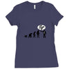 stop following me monkey Ladies Fitted T-Shirt