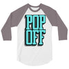 pop off pop up 3/4 Sleeve Shirt
