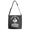 chicken nugget scientist Adjustable Strap Totes