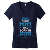 The Best Poppy Was Born In August Women's V-Neck T-Shirt
