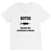 botox expression V-Neck Tee