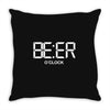 beer time Throw Pillow