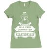 I Am Boxer Actually In A Very Commited Relationship Ladies Fitted T-Shirt