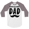 awsome dad 3/4 Sleeve Shirt