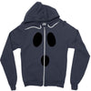 boo face Zipper Hoodie