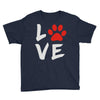love dog paw Youth Tee