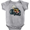 murky and lurky cruise round in their doom buggy Baby Onesie