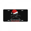 skull christmas License Plate
