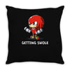 getting swole Throw Pillow