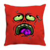 monster face Throw Pillow
