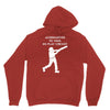 alternatives to war play cricket batting anti war stencil tour Hoodie