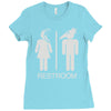 restroom for the recently deceased Ladies Fitted T-Shirt