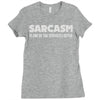 sarcasm services Ladies Fitted T-Shirt