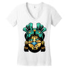 warrior aztec Women's V-Neck T-Shirt
