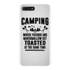 Camping Where Friends And Marshmallow Get Toasted At The Same Time iPhone 7 Plus Case