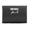 infidel t shirt  english retro cool Accessory Pouches