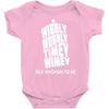wibbly wobbly timey wimey talk whovian to me Baby Onesie