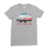how i roll ambulance Ladies Fitted T-Shirt