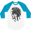 eagle ornate 3/4 Sleeve Shirt