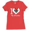i love you my girlfreind Ladies Fitted T-Shirt