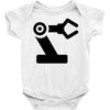 black robot Baby Bodysuit