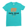 papa bear Ladies Fitted T-Shirt