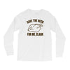 save the neck for me, clark Long Sleeve Shirts
