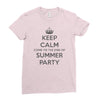 summer party Ladies Fitted T-Shirt