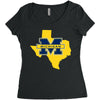 texas for michigan Women's Triblend Scoop T-shirt