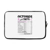 October Girl Facts Scorpio Laptop sleeve