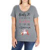 red head unicorn Ladies Curvy T-Shirt