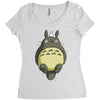 my neighbour totoro Women's Triblend Scoop T-shirt