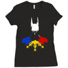 philippine hero batman Ladies Fitted T-Shirt