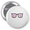 kacamata bujur Pin-back button