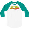 climbing rocks wall climb indoor outdoor 3/4 Sleeve Shirt