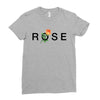 Rose Ladies Fitted T-Shirt