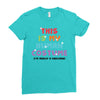 This Is My Human Costume I'm Really A Unicorn Ladies Fitted T-Shirt