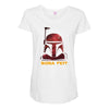 Boba Fett Maternity Scoop Neck T-shirt