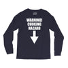 warning choking hazard printed Long Sleeve Shirts