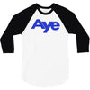 vote aye for scotland scottish yes independence 3/4 Sleeve Shirt