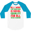 all i want for christmas 3/4 Sleeve Shirt