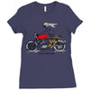 custom motorcycle Ladies Fitted T-Shirt