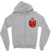 christmas cookie pocket Zipper Hoodie